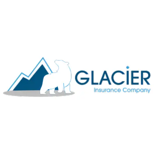 A logo of glacier insurance company